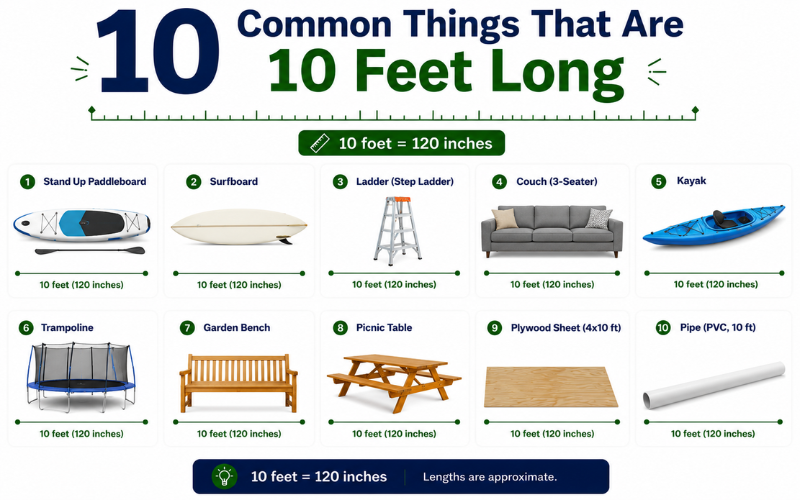 How Long Is 10 Feet