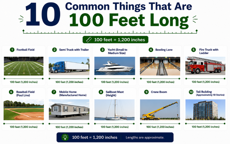 How Long Is 100 Feet