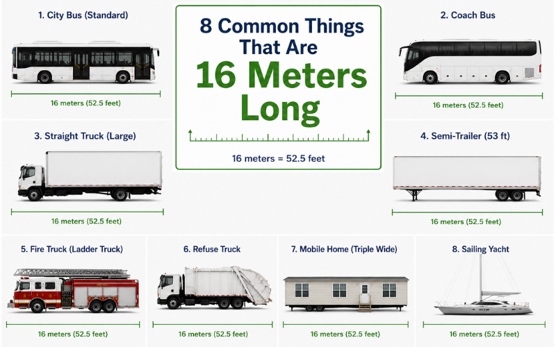 How Long Is 16 Meters