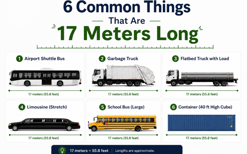 How Long Is 17 Meters