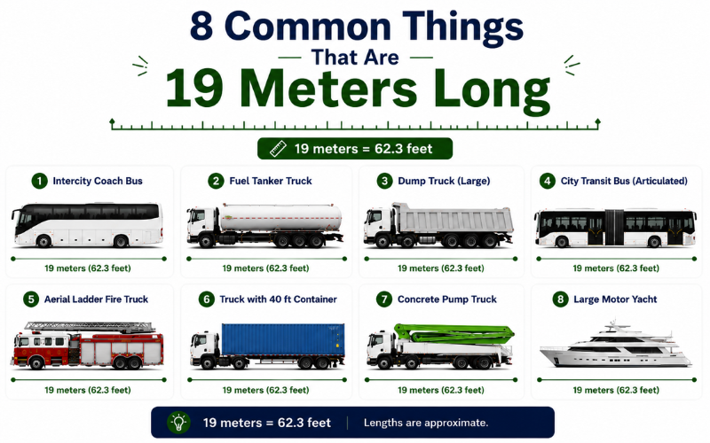 How Long Is 19 Meters