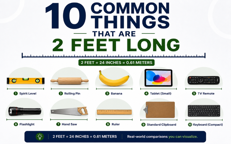 How Long Is 2 Feet