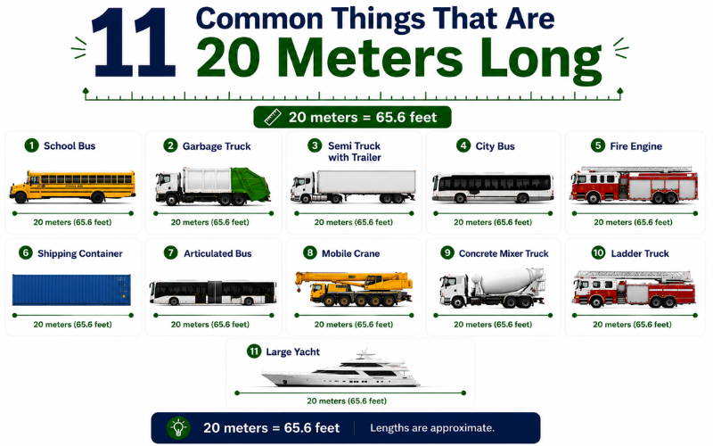 How Long Is 20 Meters