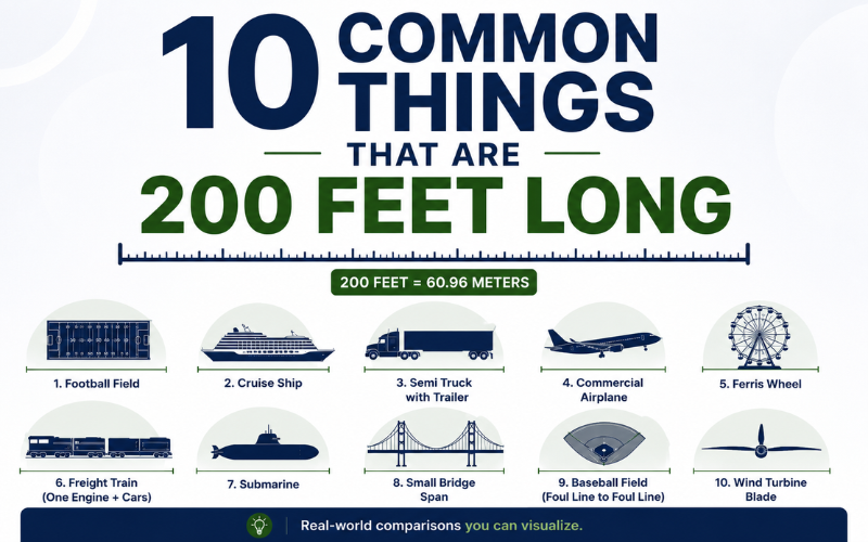 How Long Is 200 Feet