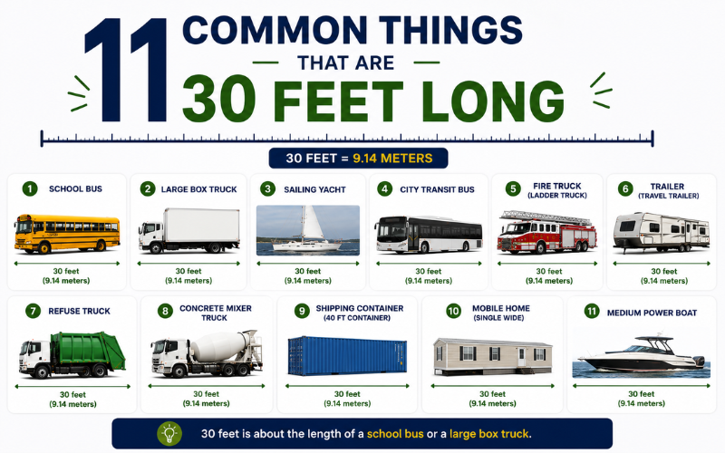 How Long Is 30 Feet