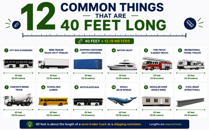 How Long Is 40 Feet