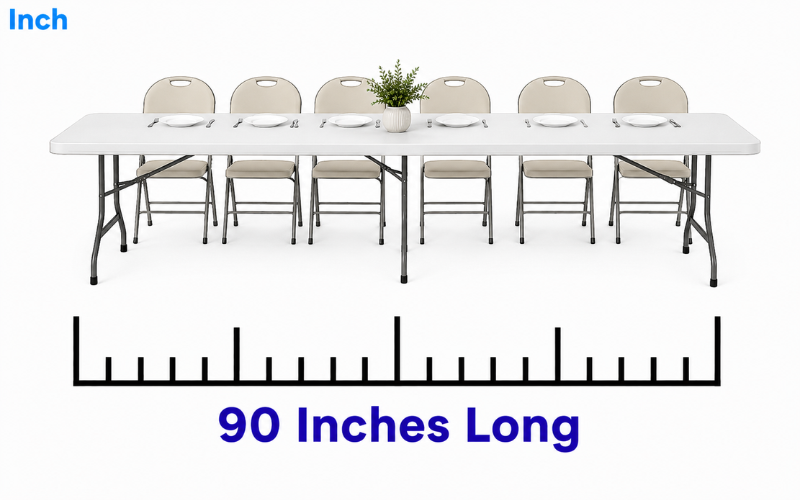 How Long Is 90 Inches