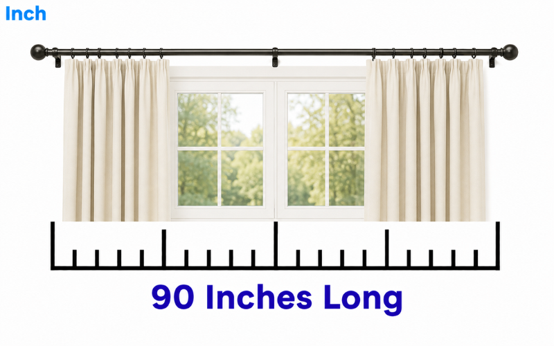 How Long Is 90 Inches